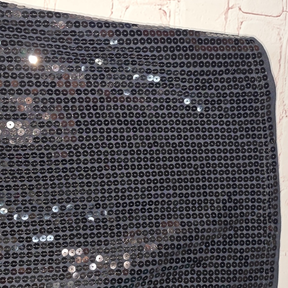 Denim 24/7 Elegant Black Sequins Tank Top Womens Size 1x - Picture 7 of 13